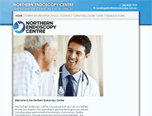 Tablet Screenshot of northernendoscopy.com.au